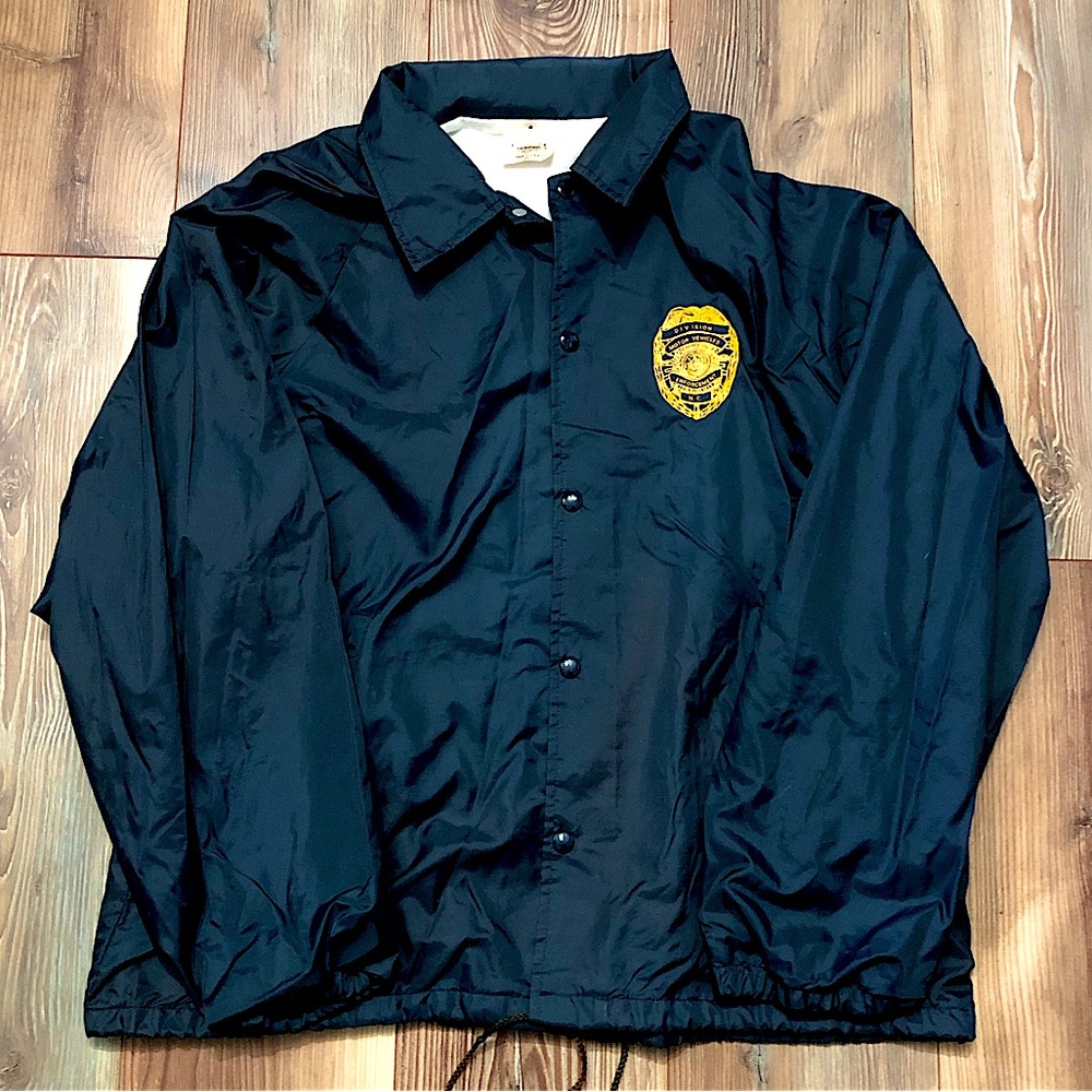 Vintage North Carolina DMV Enforcement Division bomber jacket